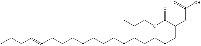 3-(14-Octadecenyl)succinic acid 1-hydrogen 4-propyl ester Structure