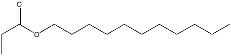 Propionic acid undecyl ester Structure