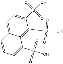 1,2,8-Naphthalenetrisulfonic acid Structure