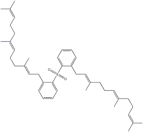 3,7,11-Trimethyl-2,6,10-dodecatrienyl(phenyl) sulfone Structure