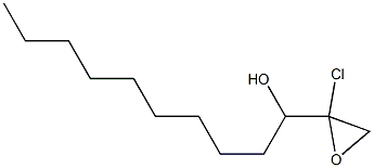 1-(2-Chlorooxiranyl)-1-decanol 구조식 이미지