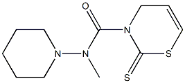 N-Piperidino-N-methyldihydro-2-thioxo-2H-1,3-thiazine-3(4H)-carboxamide Structure