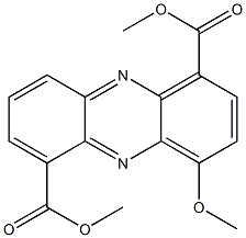 4-Methoxy-1,6-phenazinedicarboxylic acid dimethyl ester 구조식 이미지