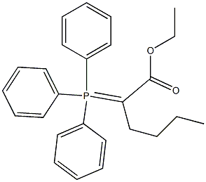 2-(Triphenylphosphoranylidene)hexanoic acid ethyl ester 구조식 이미지