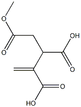 3-Butene-1,2,3-tricarboxylic acid 1-methyl ester Structure