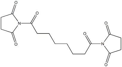 N,N'-(Hexamethylenebiscarbonyl)bissuccinimide Structure