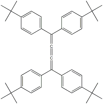 Tetrakis(4-tert-butylphenyl)-1,2,3-butanetriene 구조식 이미지