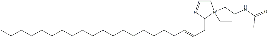 1-[2-(Acetylamino)ethyl]-1-ethyl-2-(2-henicosenyl)-3-imidazoline-1-ium 구조식 이미지