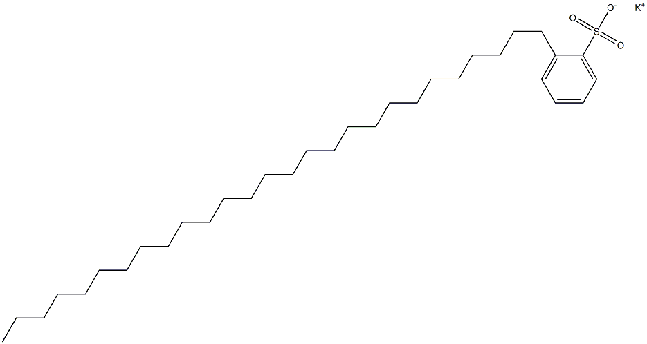 2-Heptacosylbenzenesulfonic acid potassium salt 구조식 이미지