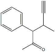 4-Methyl-3-phenyl-5-hexyn-2-one Structure