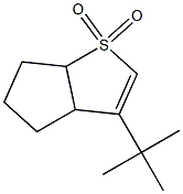 3-tert-Butyl-3a,5,6,6a-tetrahydro-4H-cyclopenta[b]thiophene 1,1-dioxide 구조식 이미지