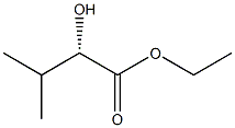 [S,(+)]-2-Hydroxy-3-methylbutyric acid ethyl ester 구조식 이미지