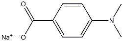 p-(Dimethylamino)benzoic acid sodium salt Structure