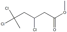 3,5,5-Trichlorocaproic acid methyl ester Structure