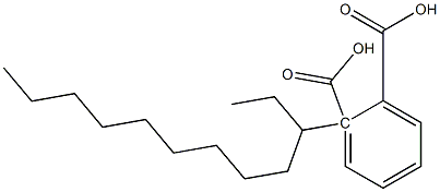 (+)-Phthalic acid hydrogen 1-[(S)-1-ethyldecyl] ester 구조식 이미지