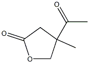 3-Acetyl-3-methyl-4-hydroxybutyric acid lactone 구조식 이미지