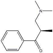 (R)-1-Phenyl-2-methyl-3-(dimethylamino)-1-propanone 구조식 이미지