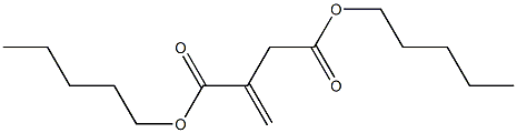 Itaconic acid dipentyl ester Structure