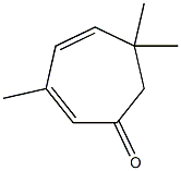 3,6,6-Trimethyl-2,4-cycloheptadien-1-one Structure