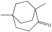 1,5-Dimethylbicyclo[3.2.2]nonan-2-one Structure