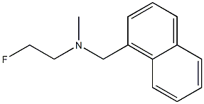 N-(2-Fluoroethyl)-N-methyl-1-naphthalenemethanamine 구조식 이미지