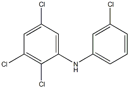 2,3,5-Trichlorophenyl 3-chlorophenylamine Structure