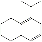 1,2,3,4,6,8a-Hexahydro-5-isopropylnaphthalene Structure
