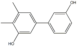 4,5-Dimethyl-1,1'-biphenyl-3,3'-diol Structure