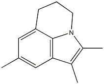 2,3,5-Trimethyl-1,7-trimethylene-1H-indole 구조식 이미지