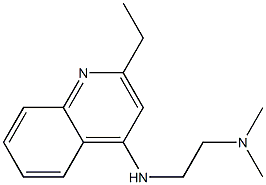 2-Ethyl-4-[(2-dimethylaminoethyl)amino]quinoline 구조식 이미지