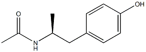 N-[(S)-2-(4-Hydroxyphenyl)-1-methylethyl]acetamide 구조식 이미지