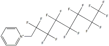 1-(2,2,3,3,4,4,5,5,6,6,7,7,8,8,8-Pentadecafluorooctyl)pyridinium 구조식 이미지