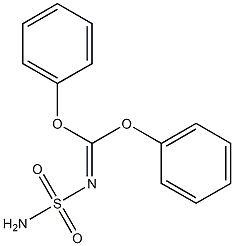 N-Sulfamoyldiphenoxymethanimine 구조식 이미지