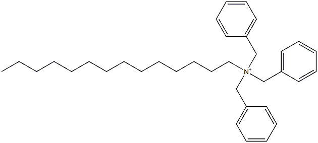 Tetradecyltribenzylaminium Structure