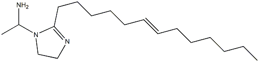 1-(1-Aminoethyl)-2-(6-tridecenyl)-2-imidazoline 구조식 이미지