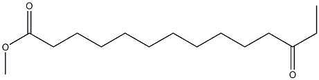 12-Ketomyristic acid methyl ester 구조식 이미지