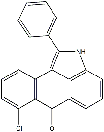 1-Phenyl-7-chloronaphth[1,2,3-cd]indol-6(2H)-one Structure