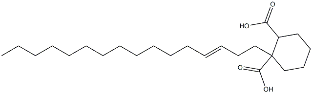 Cyclohexane-1,2-dicarboxylic acid hydrogen 1-(3-hexadecenyl) ester 구조식 이미지