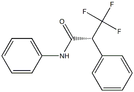 [R,(-)]-3,3,3-Trifluoro-2,N-diphenylpropionamide 구조식 이미지