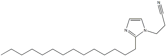 1-(2-Cyanoethyl)-2-tetradecyl-1H-imidazole Structure