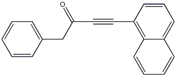 1-(1-Naphthalenyl)-4-phenyl-1-butyn-3-one Structure