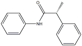 (2R)-N,2-Diphenylpropionamide 구조식 이미지