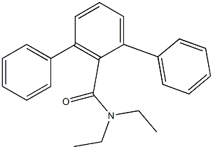 N,N-Diethyl-1,1':3',1''-terbenzene-2'-carboxamide Structure