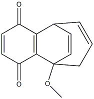 9-Methoxy-8,9-dihydro-5,9-etheno-5H-benzocycloheptene-1,4-dione Structure