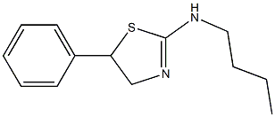 2-Butylamino-5-phenyl-2-thiazoline Structure