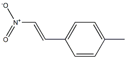 4-[(E)-2-Nitroethenyl]toluene 구조식 이미지