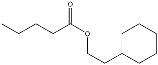 Pentanoic acid 2-cyclohexylethyl ester Structure