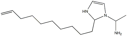 1-(1-Aminoethyl)-2-(9-decenyl)-4-imidazoline 구조식 이미지