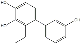 2-Ethyl-1,1'-biphenyl-3,3',4-triol Structure