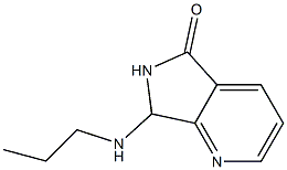 6,7-Dihydro-7-(propylamino)-5H-pyrrolo[3,4-b]pyridin-5-one 구조식 이미지